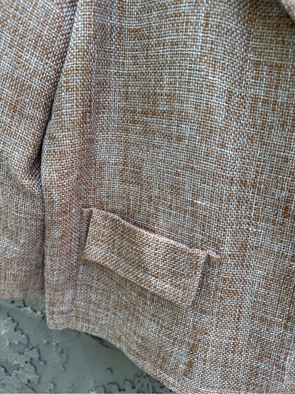 Talbots Tweed Jacket Lightweight Cropped Size 14P - Picture 4 of 15